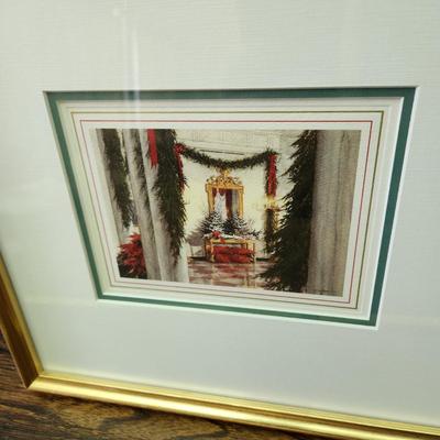 3 Framed White House Christmas Cards
