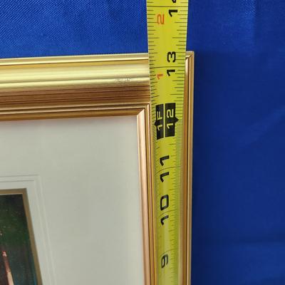 1957 The Green Room Christmas Card Dwight D Eisenhower Framed