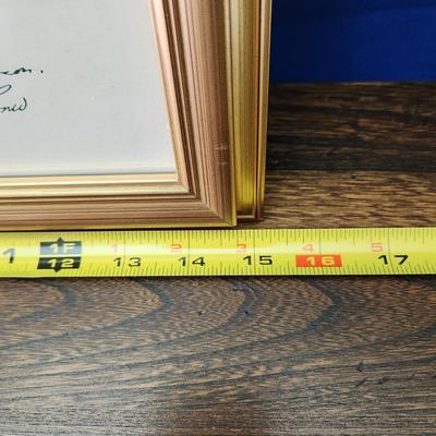 1957 The Green Room Christmas Card Dwight D Eisenhower Framed