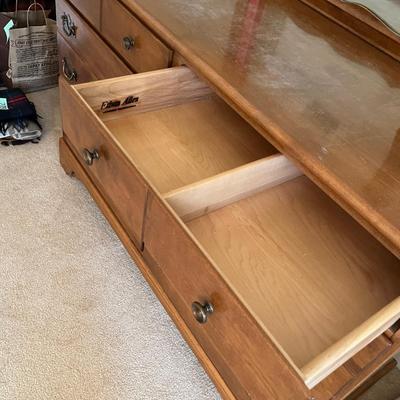 Ethan Allen Maple Early American Dresser