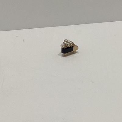14K Gold & Pearls Grand Piano CHARM