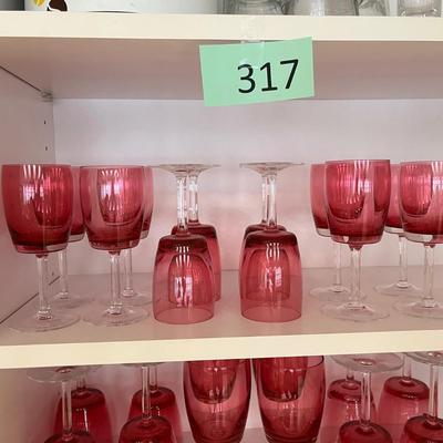 Riedel Vinum Cranberry Wine Goblets