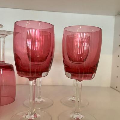 Riedel Vinum Cranberry Wine Goblets