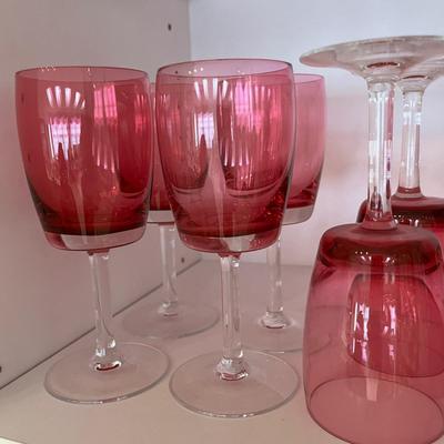 Riedel Vinum Cranberry Wine Goblets