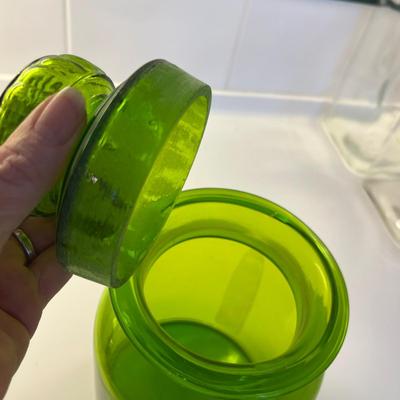 Vintage Green Canister