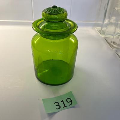 Vintage Green Canister