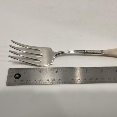 Serving FORK Mother of pearl handle and Sterling Silver band