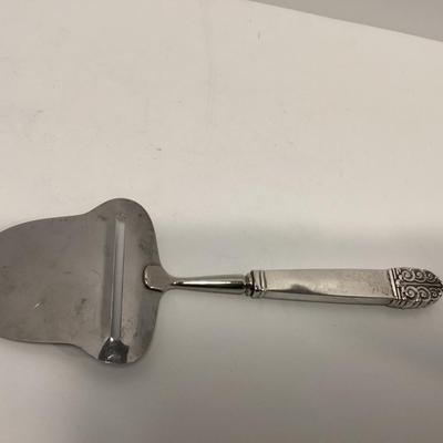 STERLING SILVER HANDLE CHEESE PLANE MADE IN NORWAY