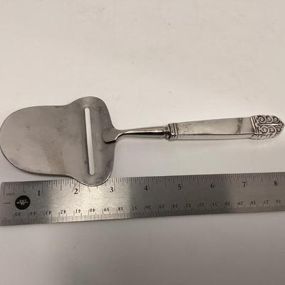 STERLING SILVER HANDLE CHEESE PLANE MADE IN NORWAY