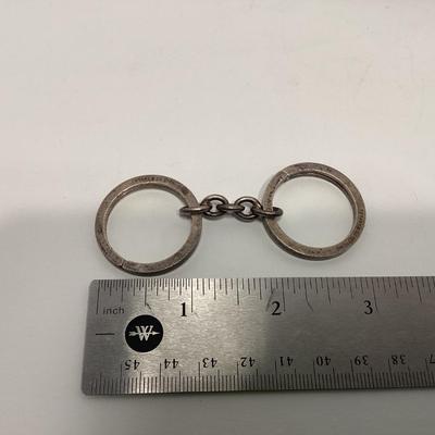 TIFANY & CO. STERLING SILVER KEYCHAIN