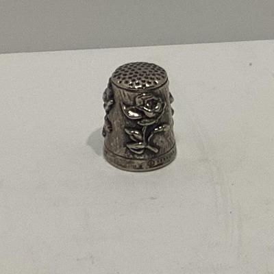 HALLMARK STERLING SILVER THIMBLE