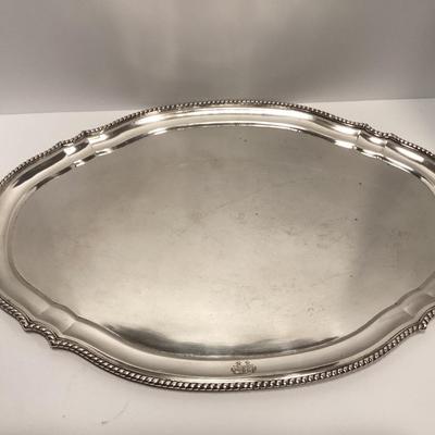 Large STERLING SILVER TRAY