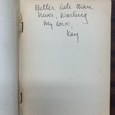 Yale Plays signed book