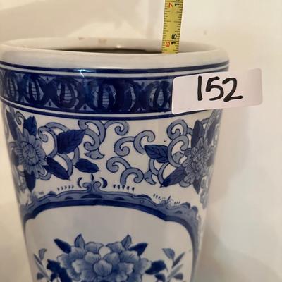 VINTAGE BLUE & WHITE UMBRELLA STAND