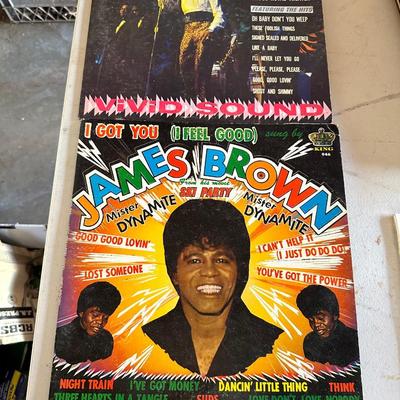 JAMES BROWN ALBUM LOT