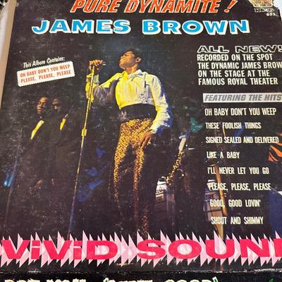 JAMES BROWN ALBUM LOT