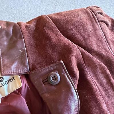 VINTAGE WILSON SUEDE & LEATHER WOMEN'S SUEDE JACKET
