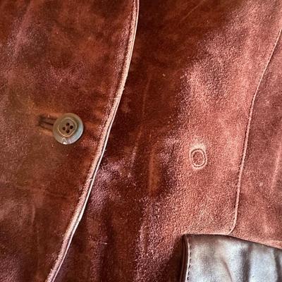 VINTAGE WILSON SUEDE & LEATHER WOMEN'S SUEDE JACKET