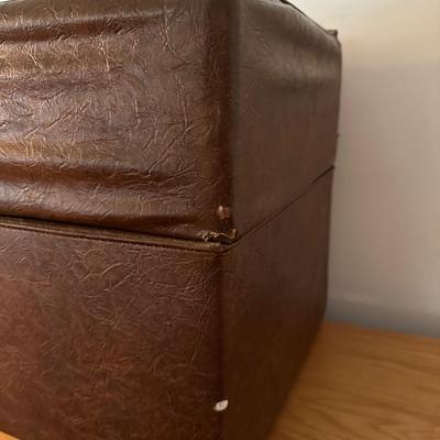 CUBE OTTOMAN ALBUM STORAGE