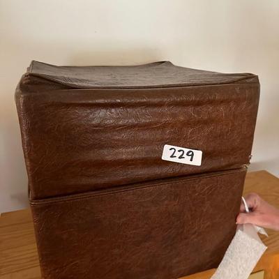 CUBE OTTOMAN ALBUM STORAGE