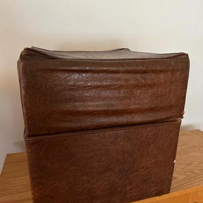 CUBE OTTOMAN ALBUM STORAGE