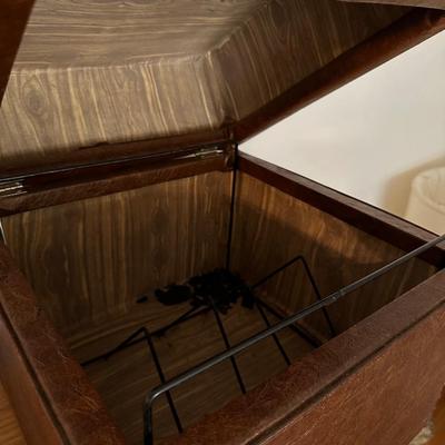 CUBE OTTOMAN ALBUM STORAGE