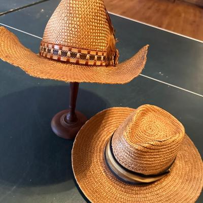 VINTAGE STRAW HAT LOT