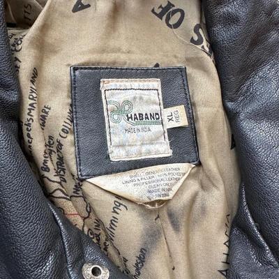 HABAND MEN'S LEATHER JACKET