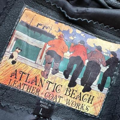 ATLANTIC BEACH LEATHER COAT WORKS MEN'S SHIRT JACKET