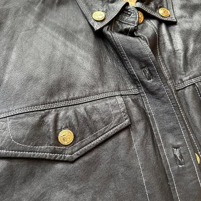 ATLANTIC BEACH LEATHER COAT WORKS MEN'S SHIRT JACKET