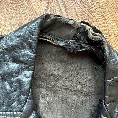 MEN'S BLACK LEATHER JACKET LOT