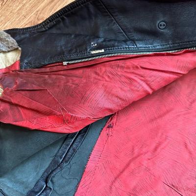 MEN'S BLACK LEATHER JACKET LOT