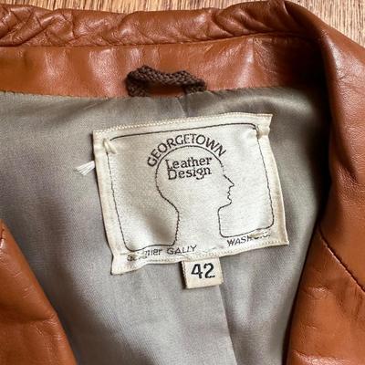 GEORGETOWN LEATHER DESIGN MEN'S BLAZER