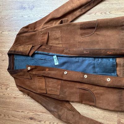 WILLIAM BARRY MEN'S SUEDE JACKET