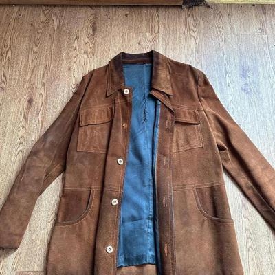 WILLIAM BARRY MEN'S SUEDE JACKET