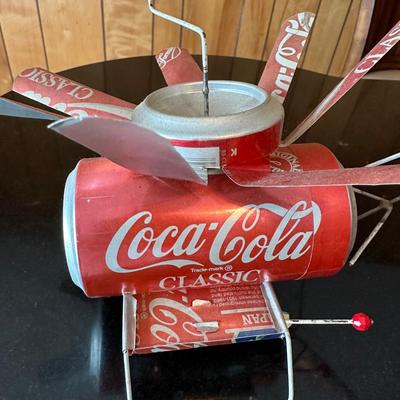COCA COLA FOLK ART HELICOPTER