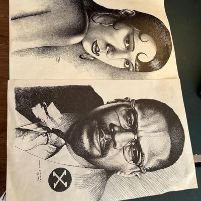 ARNOLD HURLEY MALCOM X LOT