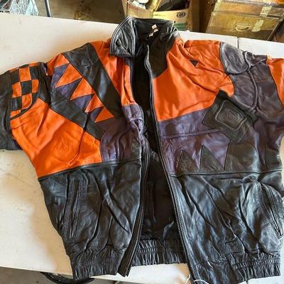 MEN'S LEATHER RIDING JACKET