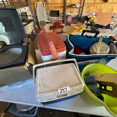 PORTA POTTY & COOLER LOT