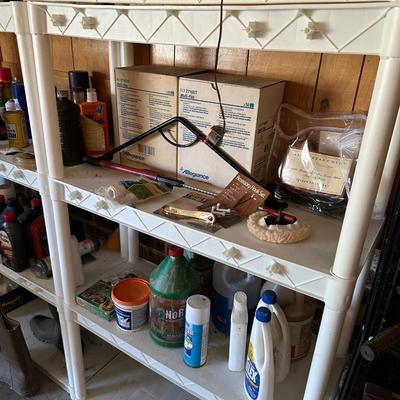 GARAGE SHELF, CONTENTS LOT