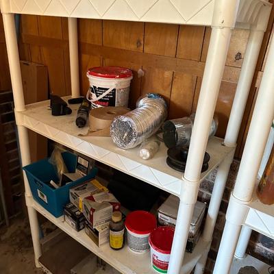 GARAGE SHELF, CONTENTS LOT