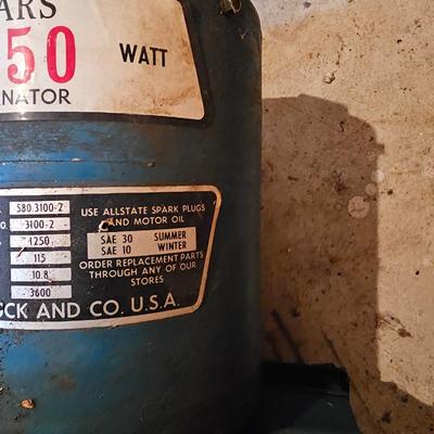 Sears & Roebuck Gas Generator (BS-JS)