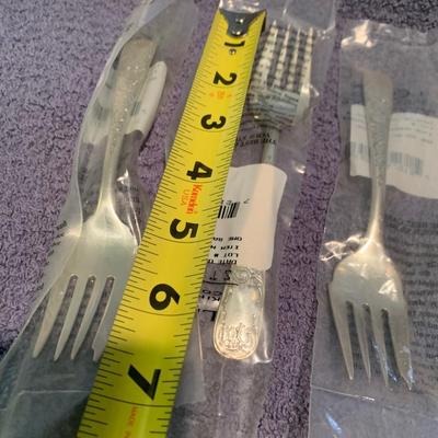 MINT IN PLASTIC - Lenox Kirk Stieff Sterling Old Maryland Flatware - Setting For 4