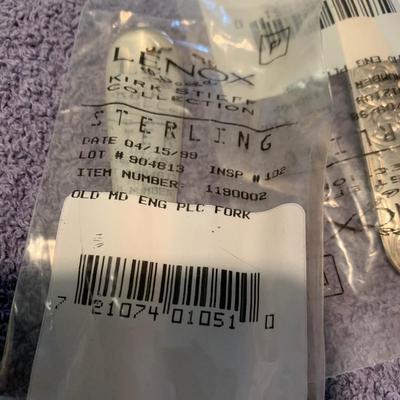 MINT IN PLASTIC - Lenox Kirk Stieff Sterling Old Maryland Flatware - Setting For 4