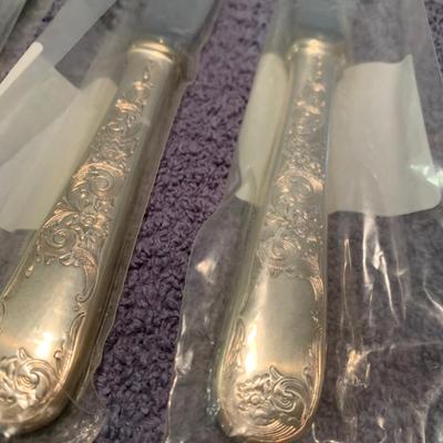 MINT IN PLASTIC - Lenox Kirk Stieff Sterling Old Maryland Flatware - Setting For 4
