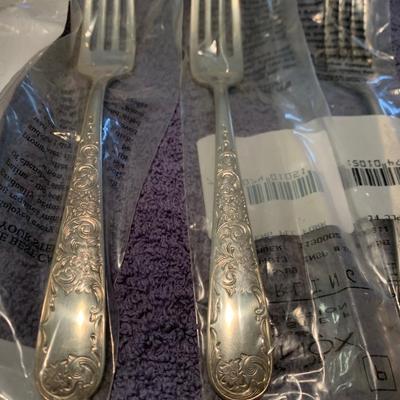 MINT IN PLASTIC - Lenox Kirk Stieff Sterling Old Maryland Flatware - Setting For 4