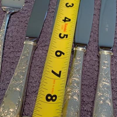 Lenox Kirk Stieff - Old Maryland Sterling - Setting For Four - Monogrammed