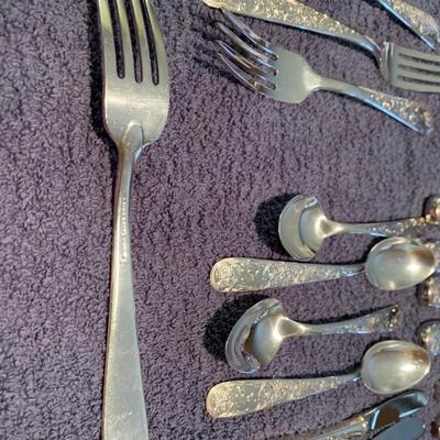 Lenox Kirk Stieff - Old Maryland Sterling - Setting For Four - Monogrammed