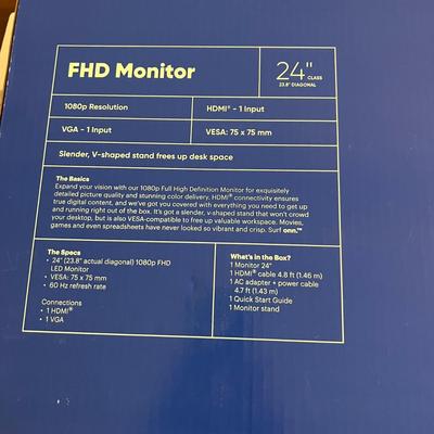Onn Surf FHD 24-Inch Monitor (O-RG)