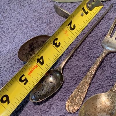 Scrap Lot - Sterling - Childs Set, Butter Knife +